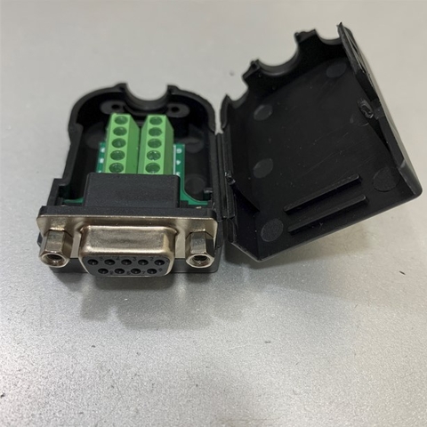 Rắc Cắm Mô Dun Bắt Vít Khối DB9 Connector RS232 Female 9 Pin RS485 Breakout Terminals COM Connectors