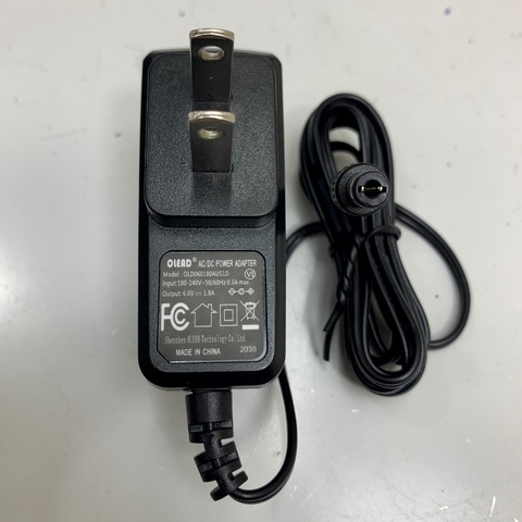 Adapter 6V 1.8A Shenzhen OLEAD Connector Tip Size 5.5mm x 2.5mm