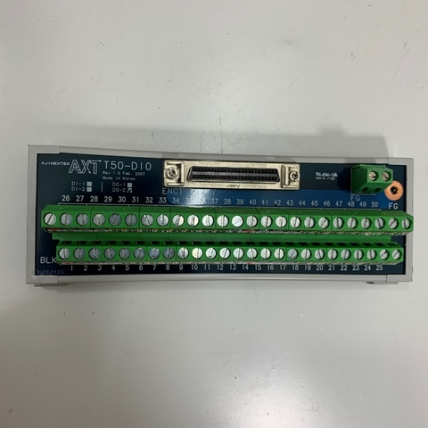 Cầu Đấu Original AJINEXTEK ATX T50-DI0 T50-D01-V1.0.0 D0-2 SCSI II Connector D-Sub DB50 Female 50 Pin BLK1 BK060126 Interface Terminal Block in korea