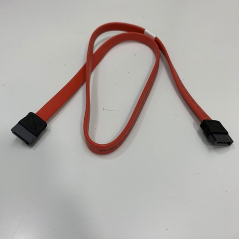 Cáp Dữ Liệu SATA Supermicro CBL-0044L Internal Copper SATA 3 III 6 Gb/s Cable Red Dài 57Cm For HDD Server, Desktop Computer Hard Drive