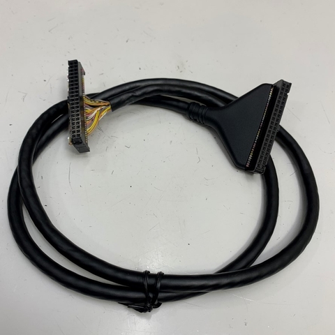 Cáp 1M UC-ET010-24B Cable Round IDC 40 Pin Female to Female 2 Rows 2.54mm Pitch For Terminal Block Connection witch PLC Delta, PLC Keyence, Omron Mitsubishi PLC