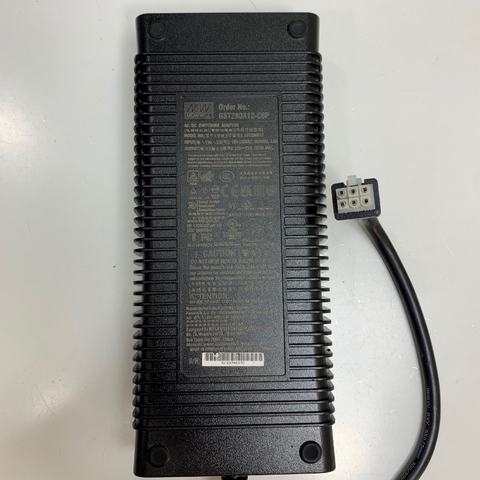 Adapter 12V 21A 252W Mean Well GST280A12-C6P Connector Size Molex 8 Pin Pitch 4.2mm For AC-DC Industrial Power Adapter