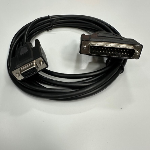 Cáp 3M 10ft 321-60754-01 RS-232C Shielded Cable 25P-9P Connector DB25 Male to DB9 Female For Cân Điện Tử  Shimadzu Balances UW Series UX Series witch Computer Data Communication
