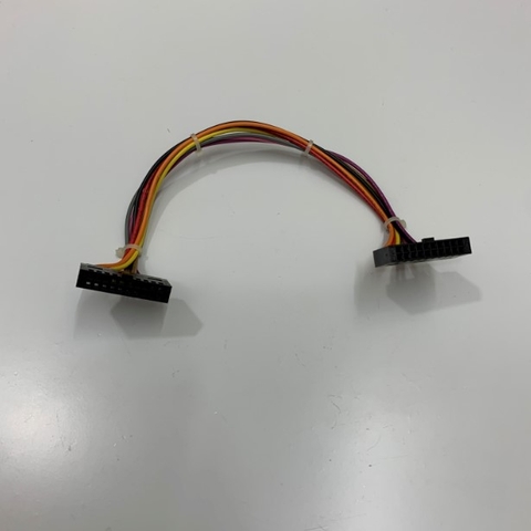 Cáp JAE Connector IDC 20 Pin Female to Female Dài 0.2M 8 Core For SERVO DRIVE CN3