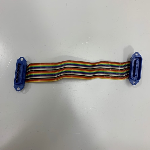 Cáp GPIB IEEE-488 Male to Female Dài 18Cm Flat Ribbon Rainbow Cable For Data Acquisition & Logging, Multimeter System