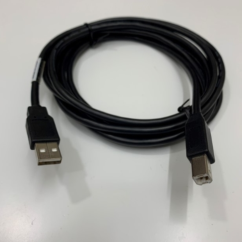 Cáp USB 2.0 Cable Type A to Type B Dài 3M 9.8 ft 1487597-1 For PLC, Printer Computer Programming/Download