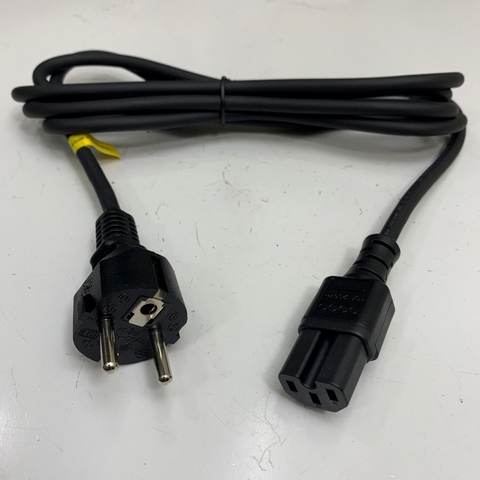 Dây Nguồn 2.5M 8.3ft 740-045894 Cisco CAB-3KX-AC-EU Power Cord Europe Schuko CEE7/7 Plug to C15 10A 250V 18AWG 3x1.0mm² UL Cable OD 7.5mm For Switch Cisco Nexus, Cisco Catalyst Networking Switch