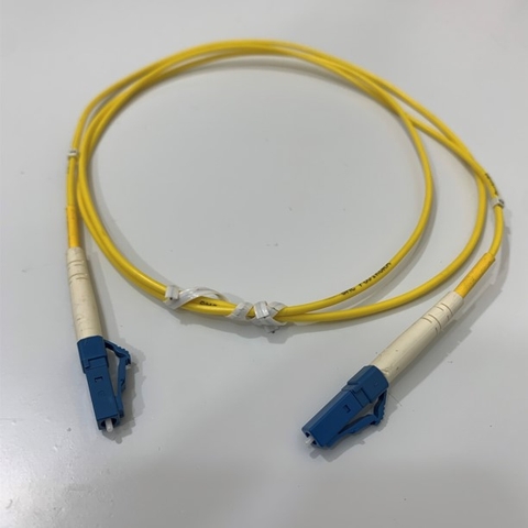 Dây Nhẩy Quang Fujikura SMC LC-LC 1M Single Mode Fiber Optic Cable 9/125µm UL Simplex Patch Cord Yellow 2.0mm PVC Length 1M