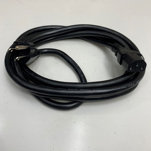 Dây Nguồn 2.5M 8.3ft Cisco CP-PWR-CORD-NA= AC Power Cord 5-15P to C13 14AWG 15A 125V/250V 3x2.08mm² UL CSA E220135 75°C UL CSA Cable OD 9.5mm For Cisco Catalyst Networking Switch
