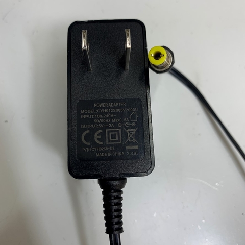 Adapter 5V 2A 10W CYH Power Supply  Connector Tip Size 5.5mm x 2.5mm For Ethernet Media Converter, Điện thoại IP Phone Yealink, IP Phones Grandstream