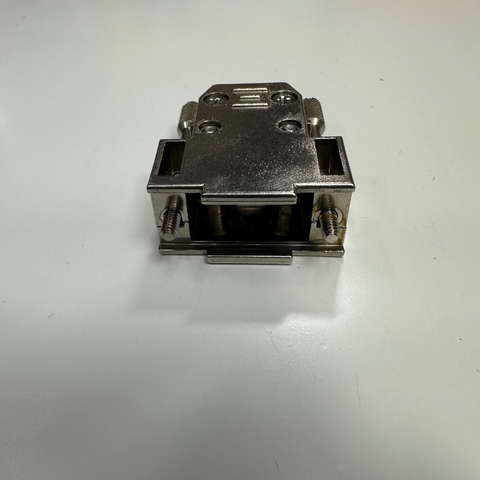 Vỏ Ốp Metal Shell RS232 DB9 Male Female Silver Hood Kit For D-Sub Industrial Port Plug RS232/RS485
