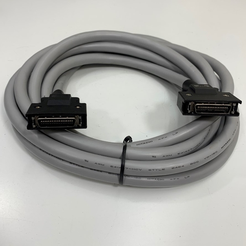 Cáp Điều Khiển TC Electronic Cable 914016 Spare Dài 7M SCSI MDR 36 Pin Male to Male Connector 3M With Latch Clip Shielded Cable Hitachi E41447-HCV OD Ø 11.5mm Grey