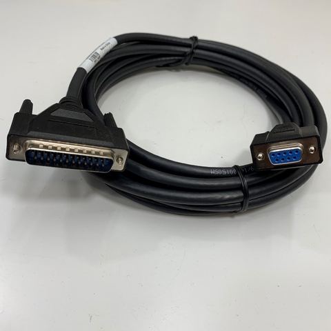 Cáp 3M 10ft A&D AX-KO2116-090 RS-232C Shielded Cable DB25 Male to DB9 Female For Cân Điện Tử AND A&D Balance GP Series GP-20K /GP30K/GP32K GP-40K/GP-60K/GP-61K witch Computer
