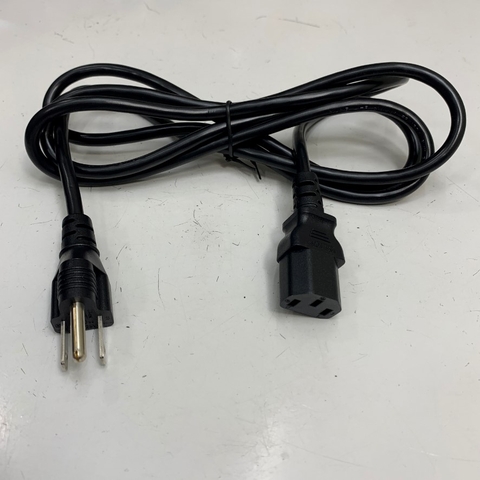 Dây Nguồn 1.8M 6ft Cisco CP-PWR-Cord-NA= Power Cord NEMA 5-15P to C13 10A 125V/250V 18AWG 3x0.824mm² Cable For Cisco Switch Networking Desktop Computer