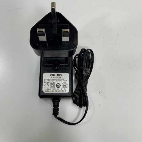 Adapter 6V 2.4A Philips UK Plug Connector Size 3.5mm x 1.35mm For Power Supply Battery Charger