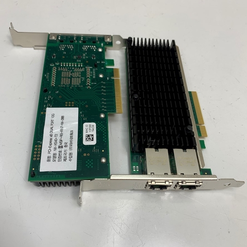Card Mạng Intel NX-X540-T2 10G PCI-E X8 to Dual RJ45 Ports Ethernet Intel(R) Converged Network Adapter X540-T2 For Server, Industrial PC, Desktop Computer LAN Network 10 Gigabit