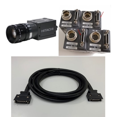 Cáp CLCP-5.0-P Dài 5 Meter Camera Link Cable MDR 26 Pin Male to MDR Male OD 9.5mm Straight Through Camera Industrial