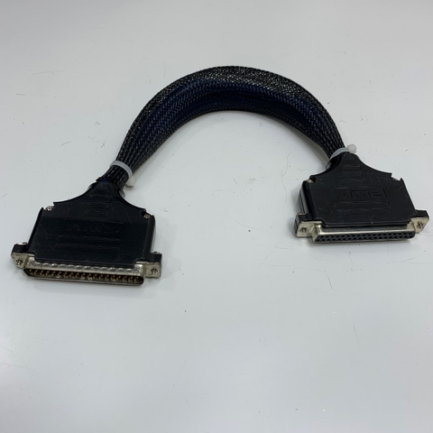 Cáp Điều Khiển D-Sub DB37 Male to DB37 Female Extension Serial Cable Dài 0.3M For Industrial Encoder Servo Cable
