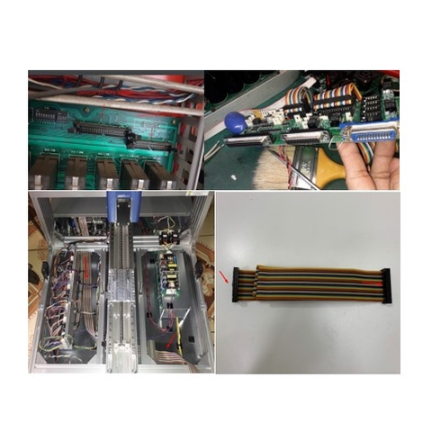 Cáp Bẹ Nhiều Mầu IDC 34 Pin 2.54mm Pitch Flat Ribbon Data Rainbow Color Cable Dài 1M For Servo Drive Sanyo Denki Controller Musashi Shotmaster Desk Robot