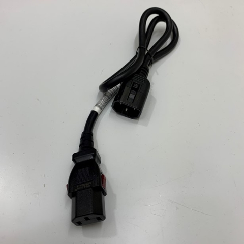 Dây Nguồn Cisco CAB-C13-C14-AC Locking C14 to C13 10A 250V Power Cord Black Length 0.7M