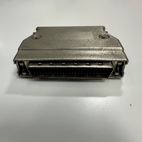Đầu Jack SCSI-2 HPDB 50 Pin Male Connector IDC Type Pitch 1.27mm Gold Plated With Latch Clip For Servo Driver Control I/O Interface SCSI II HPDB50