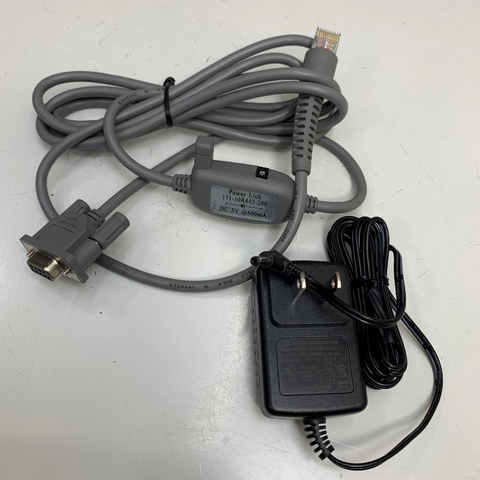 Cáp 2M 6.5ft Zebex 171-10R442-200 RS232 Cable For Barcode Scanner ZEBEX Z-3100 Original Cable RS232 DB9 Female to RJ50 10 Pin 10P10C
