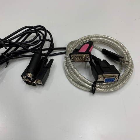 Cáp Lập Trình PLC Programming Cable USB-LG-XGB Dài 3M 10ft Chip FTDI USB to RS232 Converter Cable For with Windows 10/11 Communication Computer