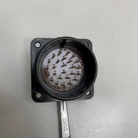 Đầu Jack JAE 28-12P 26 Pin Male Circular Connector 26 Way Socket Contacts 16A Panel Mount Receptacle Pin For Servo Motor Cable