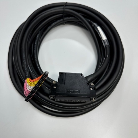 Cáp 10M 33ft PLC Cable C40HF-100PB-1 IOLINK Connector A6CON1 40 Pin to IDC 40 Pin For Mitsubishi Q Series I/O Cable