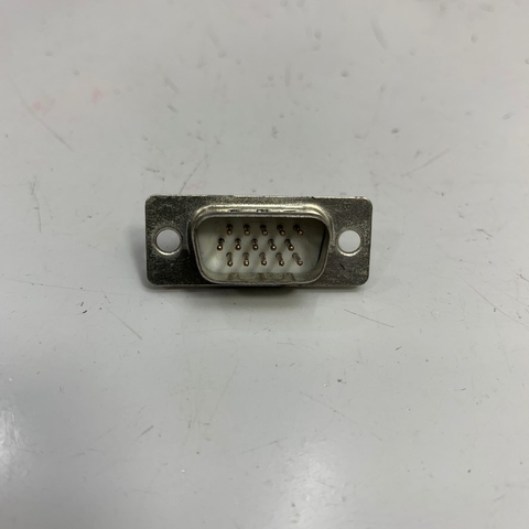 Đầu Jack Hàn Hàn Chống Oxy Hóa DB15 3 Row HD15 VGA Male Connector Solder Gold Pin 15 Way Panel Mount D-Sub For PLC Schneider/Siemens/ABB Programming Controller Data Signal and Power Cable