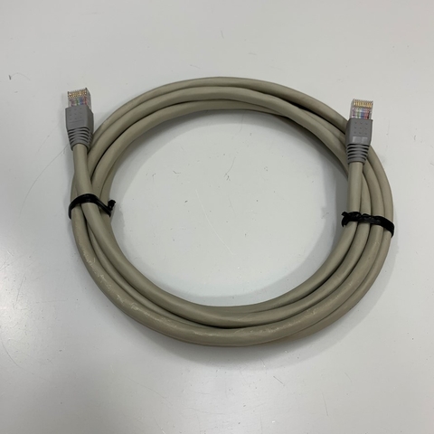 Cáp OEM OP-42211 Keyence SJ-C2H 10 Pin to 10 Pin RJ50 10P10C Color Gray Cable For SJ-H036, SJ-H* Series and Relay Box Keyence OP-84296 Dài 5M 17ft