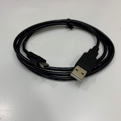 Cáp 1.3M 4ft USB to Mini USB 5 Pin Male Power Cable Cord Lead For Mitsubishi MR-J3USBCBL3M MR-J3 Series PC Communication Cable