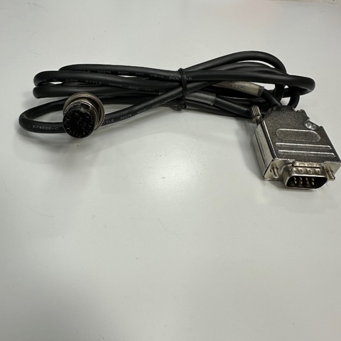 Cáp 0.8M 2.7ft Shielded Cable Connector APEX PLT-168-P-R 8 Pin Female Circular to DB9 Male For Signal Data Industrial Communication Cable