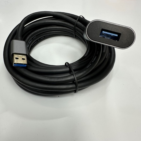 Cáp 5M 17ft UNITEK Extension Cable USB 3.0 Male to Female  with Power Adapter SuperSpeed 5Gbps For Industrial Camera, Hikrobot, Microscope Digital Camera USB3.0 Data Cable