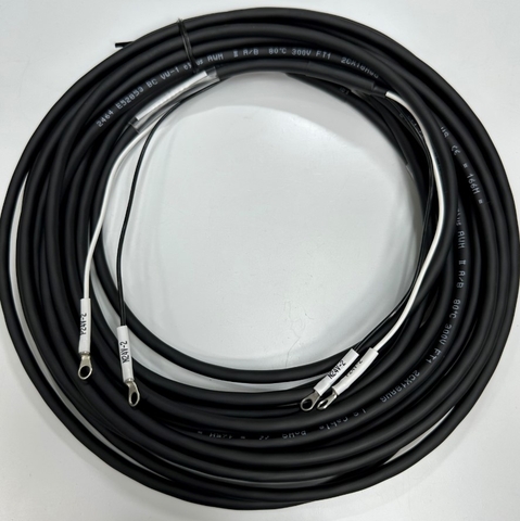 Cáp 9M 30ft DC Cable and Servo Motor Brake Power Cable LS E52853 2C x 0.75mm² 18AWG OD 6.0mm Connector 2 Core with Cosse