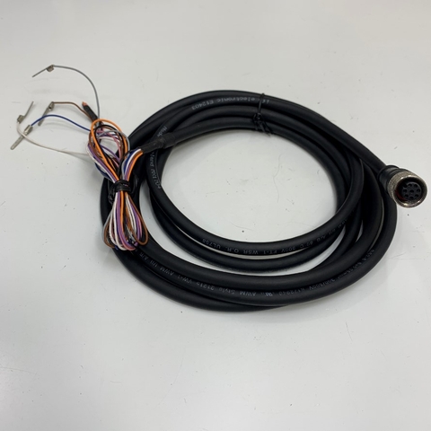 Cáp Điều Khiển IFM Electronic E12403 Dài 3M 10ft Cable M12 A-Code 8 Pin Female to 8 Core Open End For Eltra Trade Sensor/Actuator Connector