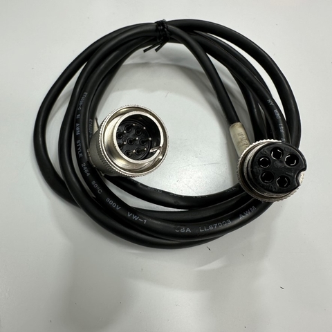 Cáp 1.6M 5.3ft Cable Connector Hirose RM15TP-8PH(71) 8 Pin Male Circular to Apex PLT-165-P-R 5 Pin Female Circular For Signal and Power Cable Industrial