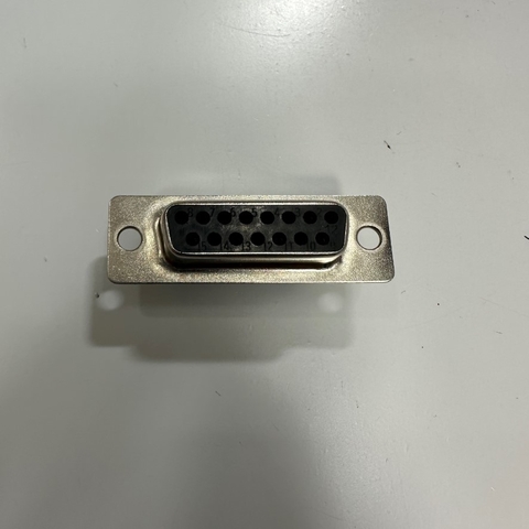 Đầu Jack Connfly D-Sub-SOLDER 15S DB15 Female Connector Plug 3A 250V Solder Type Nickel Plated 15 Way For Industrial Servo Motor, Interface I/O Control, Data Signal and Power Cable