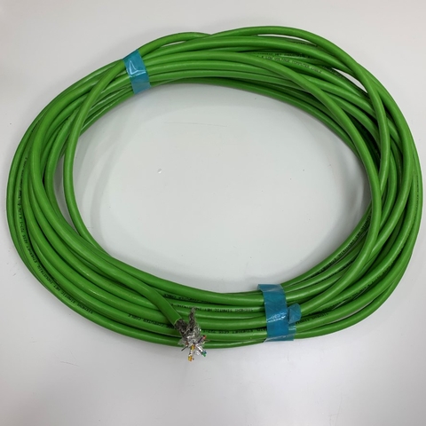 Cáp Điều Khiển Chuyển Động Dài Dài 20M 66ft Siemens Simatic Net Industial Ethernet 6ES5 727-1 Shielded Cable 8 Core x 0.3mm² For Siemens Simatic CPU PLC Controller, Robot Power and Data Cable Industrial Robotic