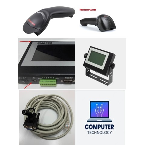 Cáp 55-55000-3 Honeywell 9.5ft Dài 3M RS232 Cable For Barcode Honeywell Eclipse MS5145 Xenon 1900 Với CMC503 Barcode Data Collector and Computer