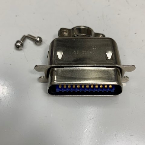 Đầu Jack Original DDK 57-30240 24 Pin Male Centronics 2 Rows 2.16mm Pitch Connector 5A 1200VAC For Siemens Servo Drive System Servo Drives & Motors  Schneider