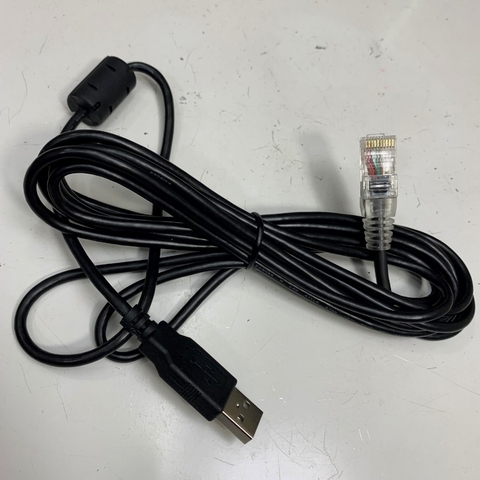 Cáp 3M 10ft CBA-U47-S15ZAR Zebra USB Cable For Barcode Scanner Zebra DS3678-DP Zebra LI3608-SR Zebra Symbol DS9208 DS4308 LI4278 LS9203 DS4308 DS4608 DS2208 Cable USB to RJ50 10 Pin 10P10C
