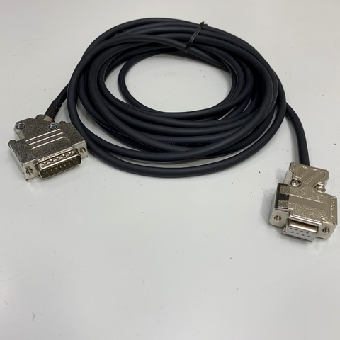 Cáp Điều Khiển 6XV1440-2KH32 Dài 3.2M 11ft Connection Cable TD/OP RS232 DB15 Male 15 Way Panel AND - SIMATIC 505 PLC 545, 555 - ALLEN BRADLEY SLC500/03,04 witch Computer
