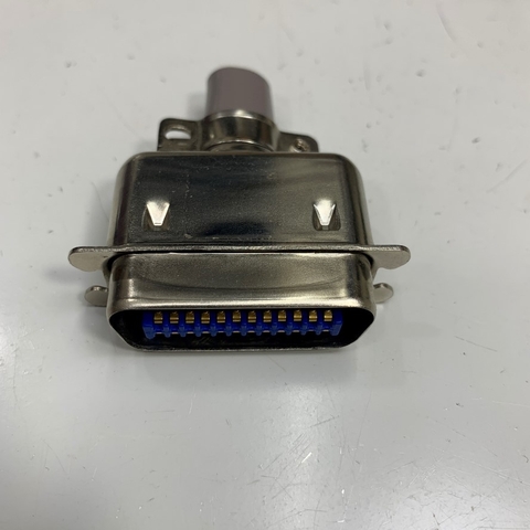 Đầu Jack FUJIKURA DDK 57-30240 24 Pin Male Centronics 2 Rows 2.16mm Pitch Connector 5A 1200VAC For Servo Drive, PLC, CNC Industrial, Robot Industrial, Medical Connector Cable
