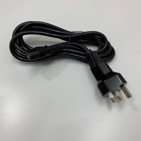 Adapter Plug UK to NEMA 5-15R + Dây Nguồn NEMA 5-15P to IEC C13 13A 125V 16AWG 3x1.31mm² Length 3M