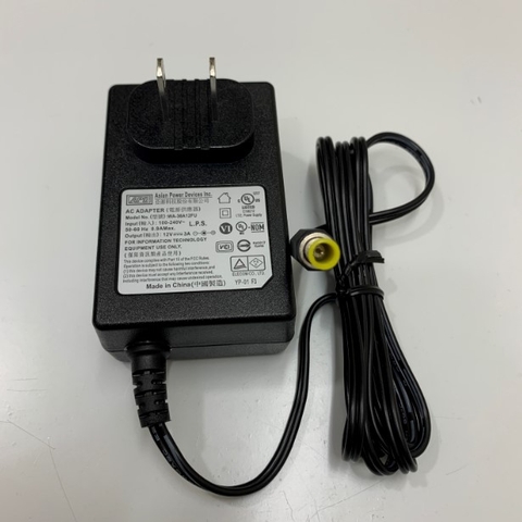 Adapter 12V 3A 36W APD Connector Size 6.5mm x 4.4mm For Máy Đo Cáp Quang Yokogawa AQ7280 Modular Optical Time Domain Reflectometer