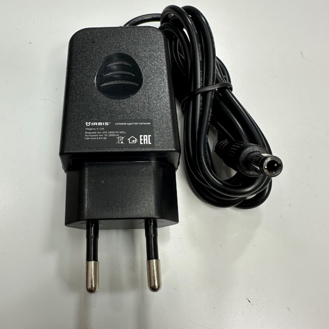 Adapter 5V 2A 10W IRBIS K-E3A EU Plug Connector Tip Size 5.5mm x 2.5mm For Ethernet Media Converter Network, IP Phone, Fingerprint Time Clock