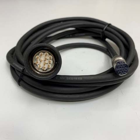 Cáp Điều Khiển Heidenhain 344228-03 Dài 3M 10ft Cable M23 12 Pin Male Heidenhain Connector 31S012 to Heidenhain 14 position female Connector 0SB014 For Heidenhain Linear Encoder, LS688 Linear Scal