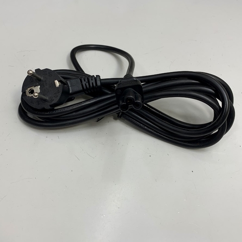 Dây Nguồn Dài 3M 10ft AC Power Cord European Schuko CEE 7/7 to IEC-60320 C5 16A-2.5A 250V 18AWG 3x0.75mm² For Computer Laptop, Industrial Power Cord