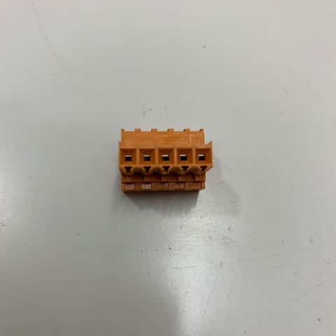 Vít Khối Nối Thiết Bị Đầu Cuối Điện Weidmuller BL 3.5 Connector 5 Pin Terminal Block Pitch 3.5mm 5 Ways 22AWG to 14AWG 1.5mm² Screw 10A 300V